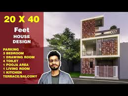 Plan and create your dream home with our intuitive design tools and 3d visuals. 20x50 Feet 110 Gaj 3bhk House Design Designed Pooja Area 20x50 Feet House Plan Dv Studio Litetube