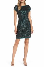 Sequin Embellished Cocktail Sheath Main Col Trendy Cocktail Dresses Embellished Cocktail Dress Womens Dresses