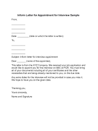 One note of caution, if you can't decipher whether to use mr. or ms. based on the name and a little google stalking (and you don't have an easy way out with a dr. Inform Letter For Appointment For Interview Sample Free Download