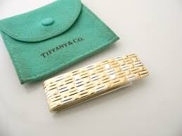 We did not find results for: Tiffany Co Silver 18k Gold Textured Weave Money Clip Holder Rare Gift Pouch Regular Price