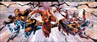 Reverse Flash Future Flash Professor Zoom The Flash Kid Flash Impulse And Brett Booth Flash Vs Flash Dc Comics