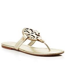 As always, receive free shipping and returns. Pin On Tory Burch Spark Gold Miller Flip Flop Leather Sandals