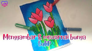 Mengingat banyak permintaan untuk bunga tulip maka kali ini saya posting gambar bunga tulip untuk diwarnai. Aisha S How I Draw And Color Menggambar Dan Mewarnai Bunga Tulip Tulips Flower Youtube