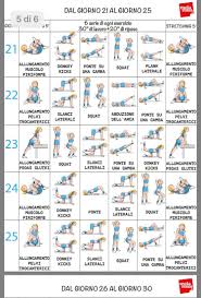 Ginnastica Esercizi Fitness Esercizi Esercizi Di Tonificazione