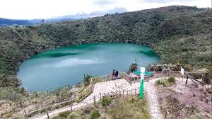 Image result for imagem do lago guatavita / Colombia