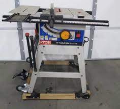Ryobi 10 Table Saw System On Rolling Cart United Country Musick Sons