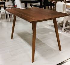 The Interiors Magpie On Instagram In Love With The Mid Century Styling On The Bamboo Fanom Table From Ikea 180 Ikea Table Interior Dining Table
