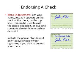 Procuration is the official term for signing for someone else. How To Endorse A Check For Someone Else To Deposit