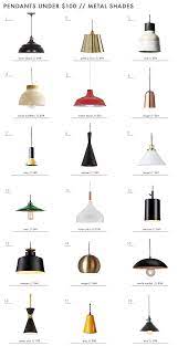 A Roundup Of Affordable Pendants Under 100 Emily Henderson Modern Recessed Lighting Dining Lighting Affordable Pendants