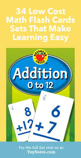 Printable mutiplication flashcards for 3rd grade. 34 Low Cost Math Flash Cards Sets That Make Learning Easy Toy Notes