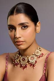 Ruby Sterling Silver Bead-Drop Necklace