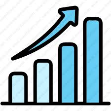 download growth chart bar graph statistics icon inventicons