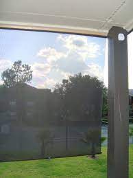 Outdoor shades are perfect for the summer months. Cheap Easy Solar Shield Patio Shade Diy Patio Shade Diy Shades