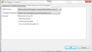 Editing Diagram Properties Stitchmastery