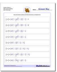 Free Math Worksheets For Fraction Division Problems Https Www Dadsworksheets Com Worksheets Fraction Divis Fractions Worksheets Fractions Division Fractions