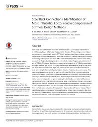 pdf steel rack connections identification of most