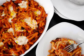 Spiedino alla romana tasting table. Pasta Al Forno Alla Parmigiana Mastercheffa