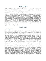 Issue, rule, application, and conclusion.it functions as a methodology for legal analysis. Irac Brief Pdf