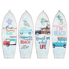 Deco chambre enfant avec planche de surf 50 inspirations. Decoration Murale X4 Planches De Surf 60 Cm Varie 21821sg Cdiscount Maison