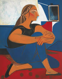 Francoise Gilot France B 1921 Etude Bleue 1953 Art Artwork Art Day