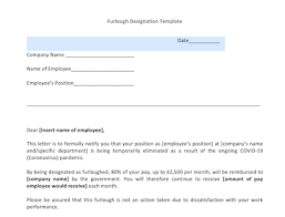 Furlough Due To Covid 19 Coronavirus Info And Letter Template