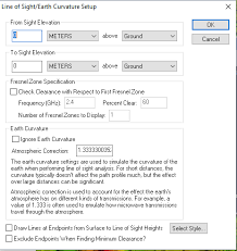 path profile line of sight analysis