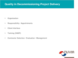 Impress your team and instill confidence in your clients. Ppt Quality In Decommissioning Powerpoint Presentation Free Download Id 1723145