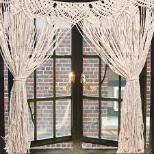 Check out this super easy and simple macrame wall hanging tutorial. Macrame Wall Hanging Woven Wall Art Bohemian Macrame Cotton Rope Tapestry Home Decor For Apartment Bedroom Living Room Gallery Wedding Backdrop Walmart Com Walmart Com
