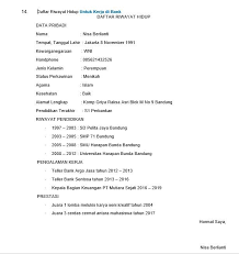 Siapa yang membuat daftar riwayat hidup? 21 Contoh Daftar Riwayat Hidup Untuk Lamaran Kerja Baik Benar