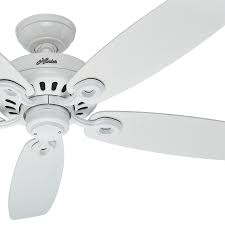 A wobbly fan is not only distracting and annoying, it can be incredibly dangerous. Hunter 52 Inch Snow White Ceiling Fan With Painted Cased White Glass Light Kit Ceiling Fan Direction