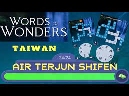 Dalam sub zona palau nacional ini terdapat 16 level yang harus diselesaikan, dengan tingkat kesulitan yang cukup rendah. Jawaban Words Of Wonders Taiwan Air Terjun Shifen Bahasa Indonesia Youtube