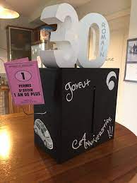 Urne Pour 30 Ans Idee Urne Anniversaire Decoration Anniversaire 30 Ans Deco Anniversaire 30 Ans