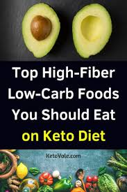 Top 14 High Fiber Low Carb Foods You Should Eat On Keto Diet Keto Vale High Fiber Foods High Fiber Low Carb Quick Vegetarian Meals