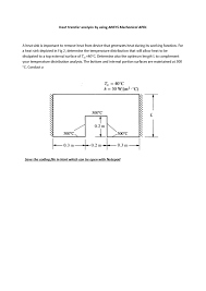 heat transfer analysis by using ansys