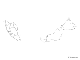 Malaysia is a federation of 13 states (in malay, negeri). Vector Maps Of Malaysia Free Vector Maps