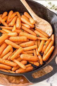 Skillet Brown Butter Carrots Recipe Butter Carrots Side Dishes Brown Butter