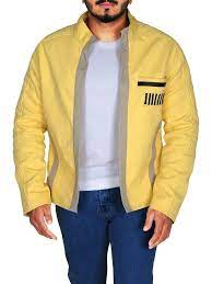 Luke Skywalker Star Wars Yellow Jacket Top Celebs Jackets Star Wars Jacket Jacket Tops Celebrities Leather Jacket