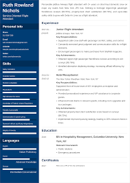 flight attendant resume sample: 20+