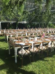 Genesee Valley Club Rochester Ny Rustic Chic Farm Table Wedding Reception Hanging Clear Tent Farm Table Wedding Rustic Chic Wedding Tent Wedding Reception