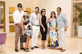 It is much easier to get beyond the disguises and much more difficult to hide your true. An Enchanting Masquerade Dinner Party At El Mediterraneo