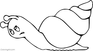 To print the coloring page: Very Easy Sea Snail Coloring Page Coloringall