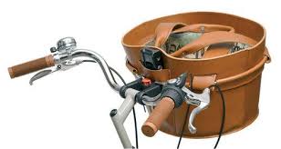 Lenkerkorb Ledertasche Radtasche Und Leder