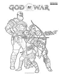 Maybe you would like to learn more about one of these? God Of War Video Game Coloring Pages