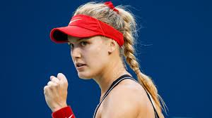 The canadian tennis player, 25, maintained her strict fitness regime as she enjoyed a gruelling workout along miami beach. Canada S Eugenie Bouchard Serves Reminder Of What She S Capable Of Sportsnet Ca