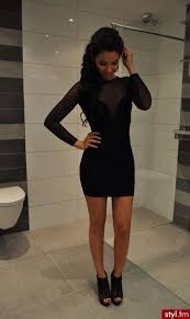 Black And Gold Long Sleeve Bodycon Dress Pinterest Janiseharrison Mesh Long Sleeve Bodycon Dress Long Sleeve Bodycon Dress Fashion
