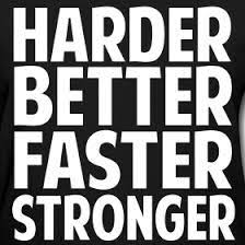 Harder, better, faster, stronger is a song by french duo daft punk, released in october 2001 as the fourth single from their second studio album discovery. Pin On Working Out