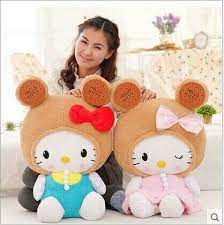 Pin By Eman On Igrushki Toys Koty Hello Kitty Plush Stuffed Animal Cat Halloween Party Accessories