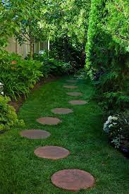 Its An Icing On A Cake To Have A Beautiful Garden Stone Pathway Outside Our House The Pathways Are Of Diff Stone Garden Paths Garden Pathway Beautiful Gardens