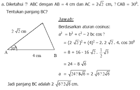 Aturan sinus pada suatu segitiga abc berlaku : Contoh Soal Sinus Dan Cosinus Beserta Jawabannya Dikdasmen