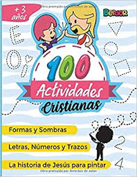 En estos juegos, hay una paleta con un número diferente de colores dependiendo de la edad para la que esté indicado el juego. Amazon Com 100 Actividades Cristianas Formas Y Sombras Letras Numeros Y Trazos La Historia De Jesus Para Pintar 3 Anos Libro De Actividades Para Ninos De Kinder Cristianos Spanish Edition 9798640313802 Biancardi Carolina Books